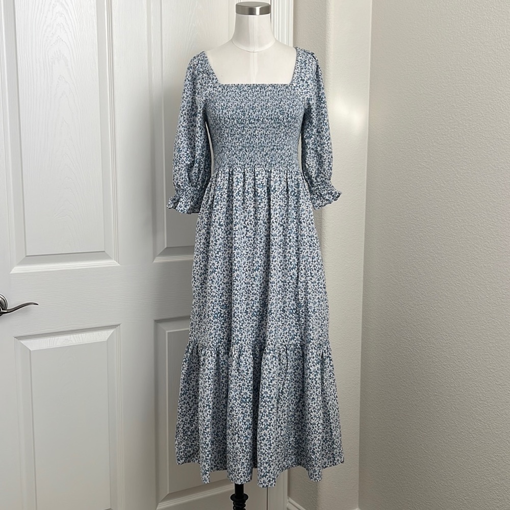 everything must go!! Madewell Floral Midi Dress